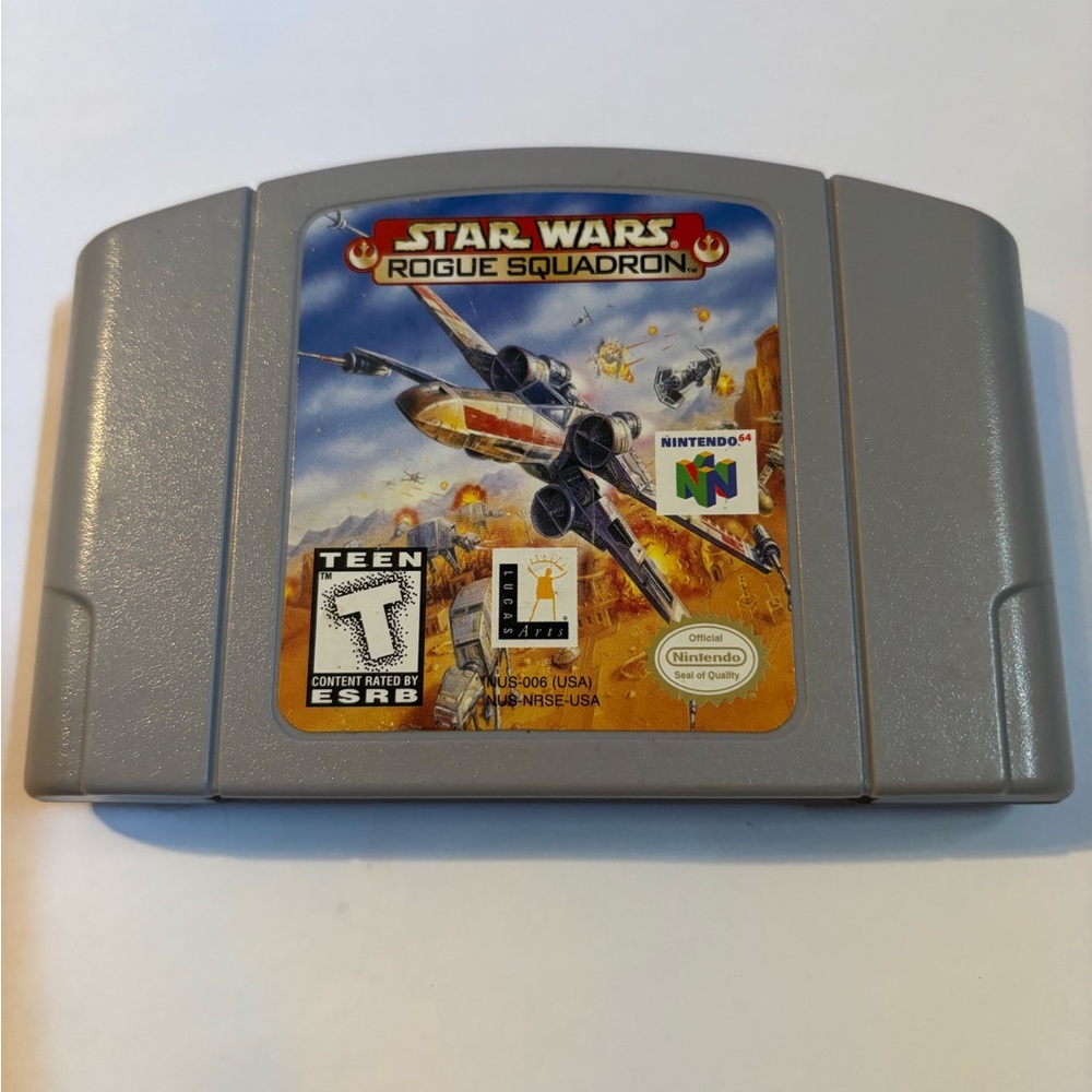 Nintendo 64 Star Wars Rogue Squadron Game Cartridge Tested And Working